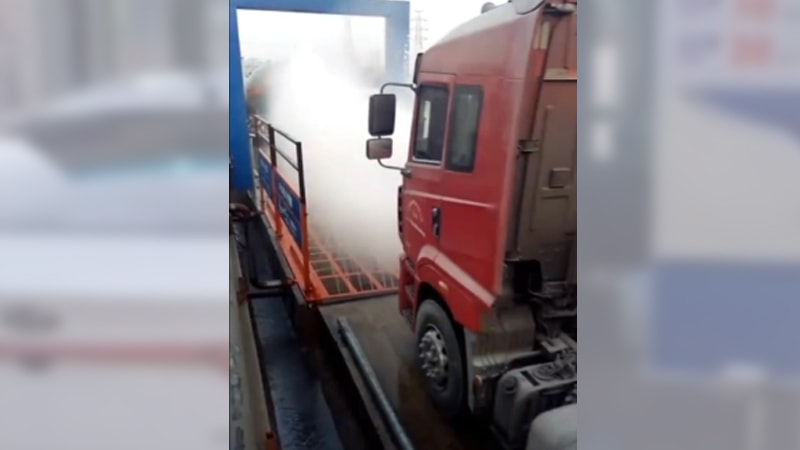 Equipo de lavado para vehículos industriales (200 toneladas)